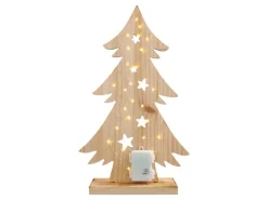 Näve Outdoor LED Weihnachtsdeko Holz Tannenbaum 47 cm