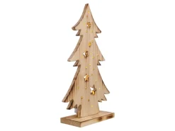 Näve Outdoor LED Weihnachtsdeko Holz Tannenbaum 47 cm