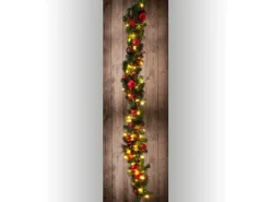 Näve Outdoor LED Weihnachtsranke Noel Rot