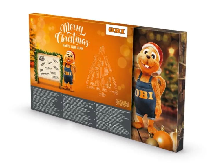 OBI Werkzeug-Adventskalender 68-teilig