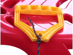 Ondis24 Kinderschlitten Rennrodel Bob Bullet mit Metallkufen Rot