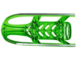 Ondis24 Kinderschlitten Rennrodel Bob Bullet mit Metallkufen Grün Schlitten