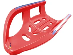 Ondis24 Schlitten Rennrodel Bob Seelöwe mit Metallkufen Rot