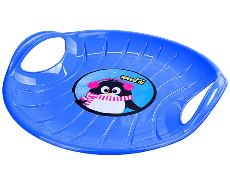 Ondis24 Schlitten Tellerschlitten Kamikaze Blau 60cm