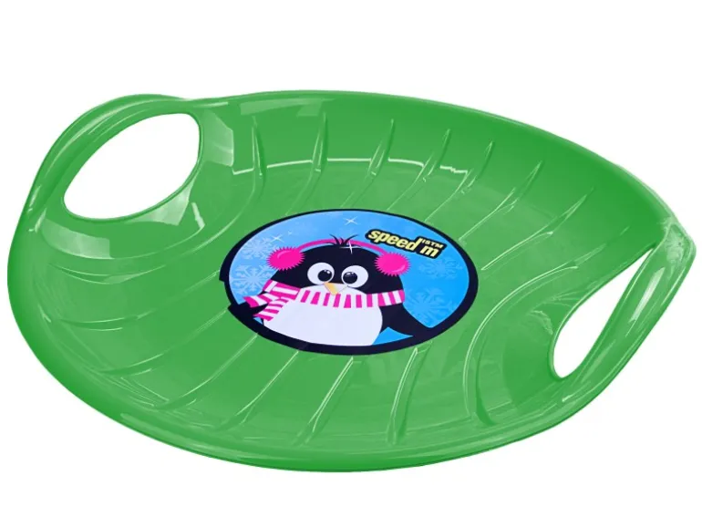 Ondis24 Schlitten Tellerschlitten Kamikaze Grün 60cm