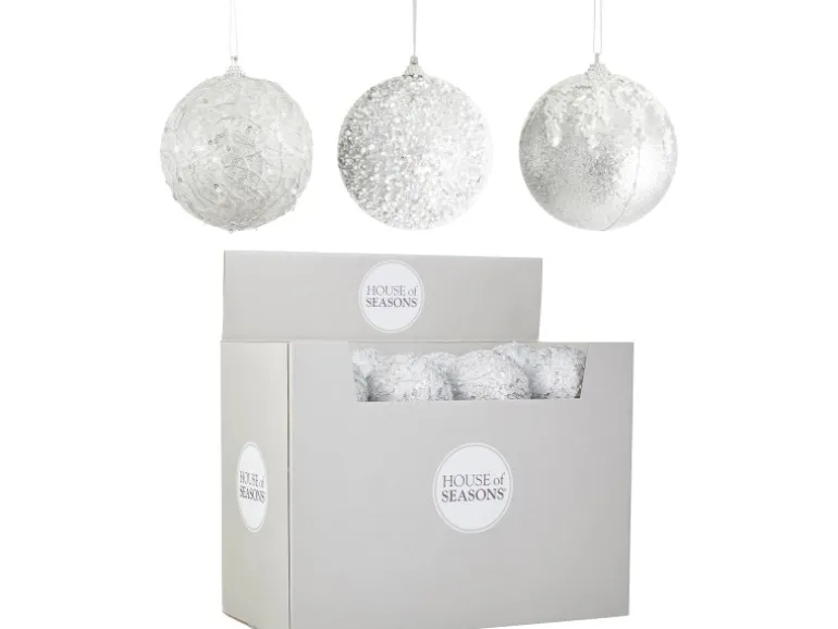 Ornament Kugel Silber Ø 10 cm