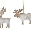 Ornament Rentier Weiß 11 x 1 x 12 cm