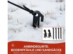 Outsunny Aufblasbar Schneemann Polyester 165L x 80B x 180H cm Weiß