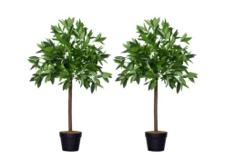 Outsunny Künstliche Pflanze Kunststoff Zement  Ø16 x 90H cm