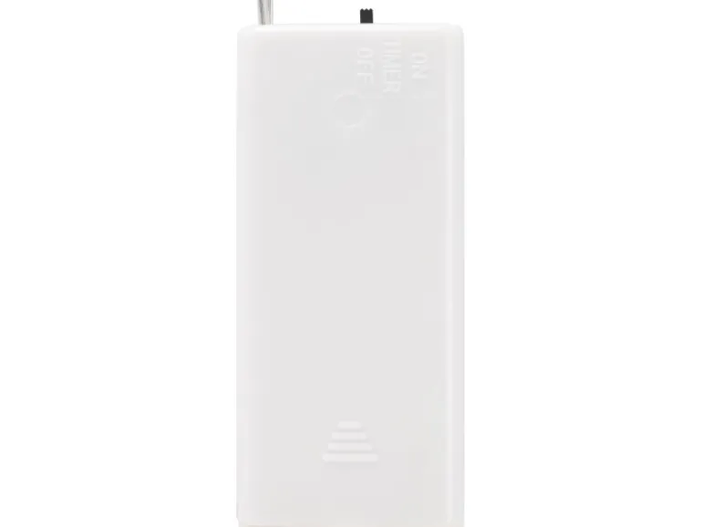 Papierstern mit LEDs 70 cm x 70 cm x 25 cm Weiß