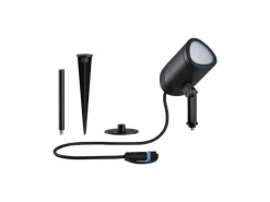 Paulmann LED Gartenspot Plug & Shine Shira Zigbee 3.0 IP65 RGBW+ 6,5 W Anthrazit