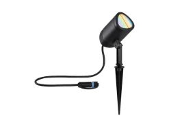 Paulmann LED Gartenspot Plug & Shine Shira Zigbee 3.0 IP65 RGBW+ 6,5 W Anthrazit