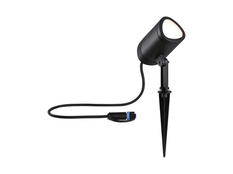 Paulmann LED Gartenspot Plug & Shine Shira Zigbee 3.0 IP65 RGBW+ 6,5 W Anthrazit