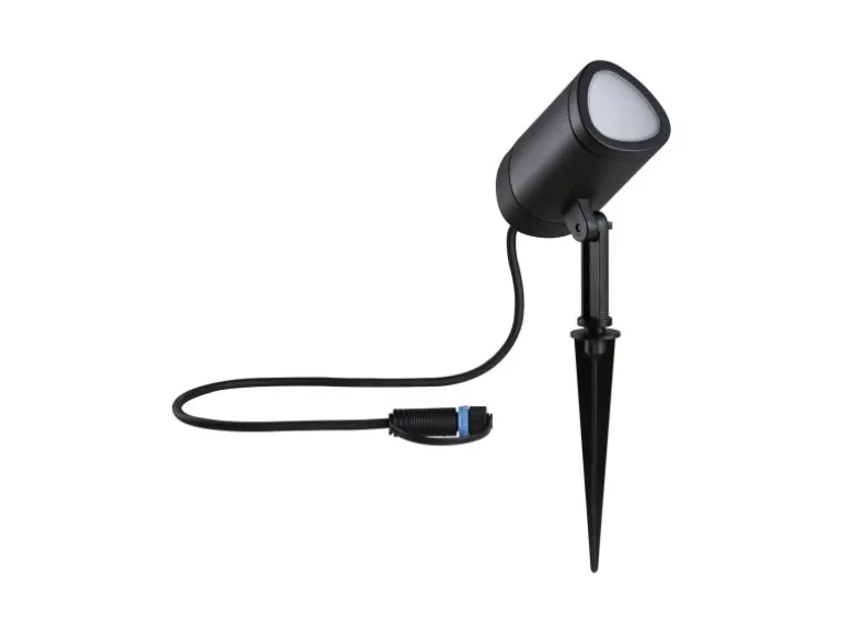 Paulmann LED Gartenspot Plug & Shine Shira Zigbee 3.0 IP65 RGBW+ 6,5 W Anthrazit