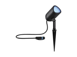 Paulmann LED Gartenspot Plug & Shine Shira Zigbee 3.0 IP65 RGBW+ 6,5 W Anthrazit