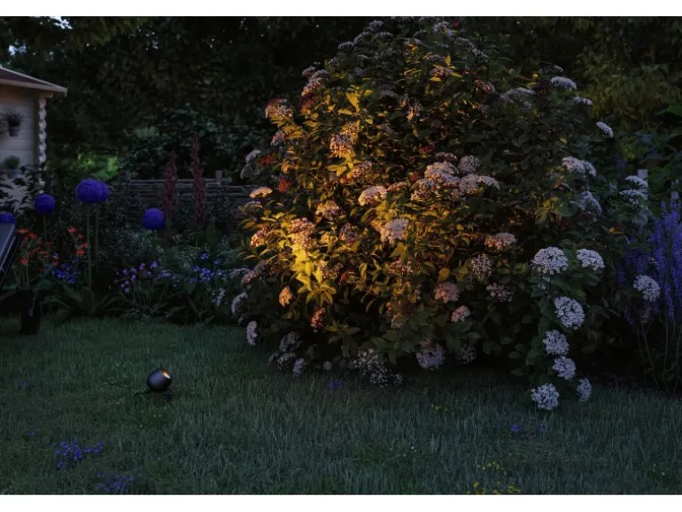 Paulmann LED-Gartenspot Plug & Shine Kikolo Zigbee 3.0 RGBW+ 660 lm Anthrazit