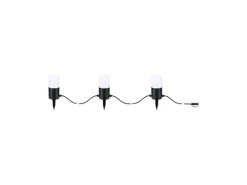 Paulmann LED-Lichterkette Plug & Shine Tubs IP44 3000 K 3 x 2 W Anthrazit