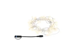 Paulmann LED-Lichterkette Plug & Shine 7,5 m Warmweiß IP44 3000 K Schwarz