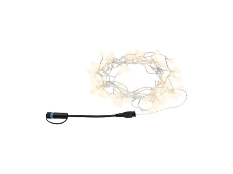Paulmann LED-Lichterkette Plug & Shine 7,5 m Warmweiß IP44 3000 K Schwarz