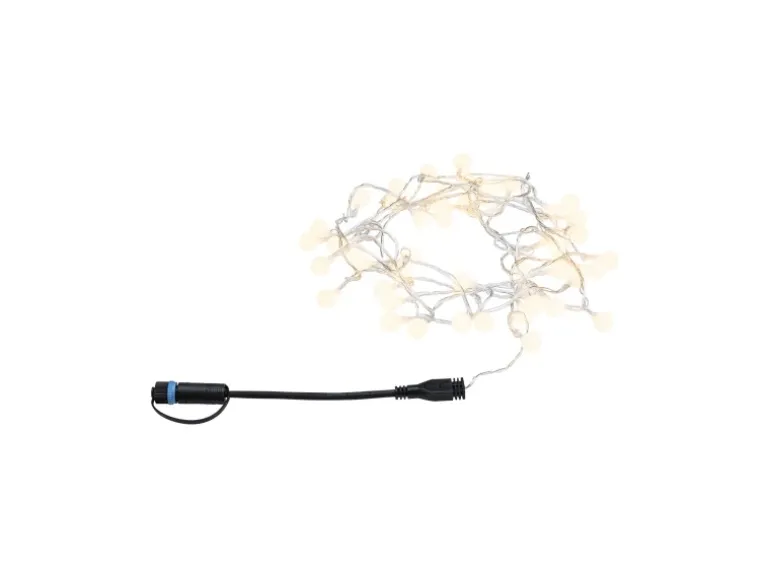 Paulmann LED-Lichterkette Plug & Shine 5 m Warmweiß IP44 3000 K Schwarz