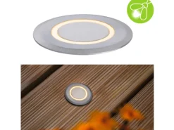 Paulmann LED-Outdoor-Bodeneinbaustrahler Deko rund 230 V Insektenfreundlich