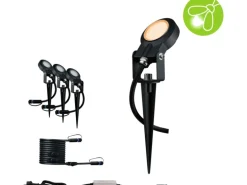 Paulmann LED-Outdoor-Spot Sting Plug & Shine 3 Stk Insektenfreundlich