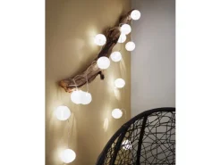 Paulmann Outdoor Lichterkette Mobile Lampion Weiß IP44