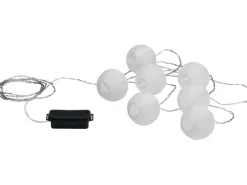 Paulmann Outdoor Lichterkette Mobile Lampion Weiß IP44