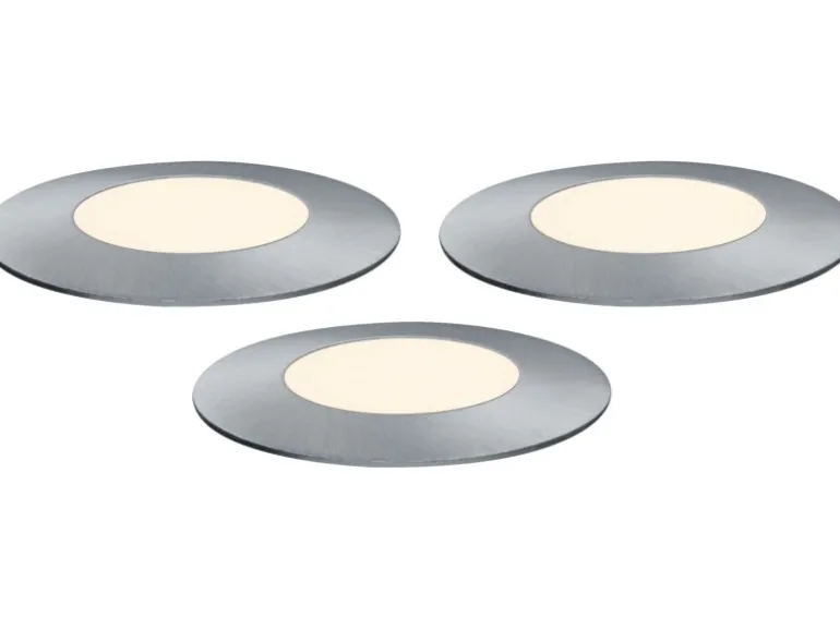 Paulmann Plug&Shine Bodeneinbaustrahler Ergänzungs-Set IP65 Warmweiß