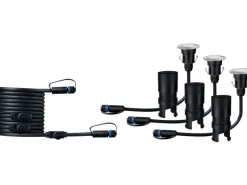 Paulmann Plug&Shine Bodeneinbaustrahler Ergänzungs-Set IP65 Warmweiß