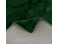 Pergamon Luxus Super Soft Fellteppich Plush Tannengrün 90x160cm