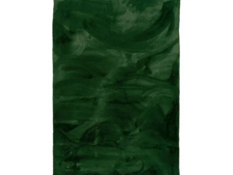 Pergamon Luxus Super Soft Fellteppich Plush Tannengrün 140x180cm