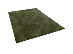 Pergamon Luxus Super Soft Fellteppich Pearl Tannengrün 160x230cm