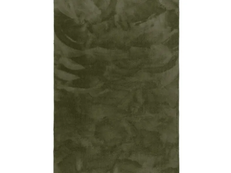 Pergamon Luxus Super Soft Fellteppich Pearl Tannengrün 120x170cm