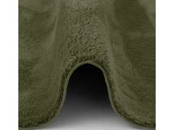 Pergamon Luxus Super Soft Fellteppich Pearl Tannengrün 80x150cm