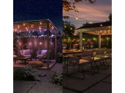 Philips Hue Outdoor-Lichterkette Festavia Globe 7 m