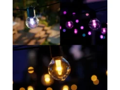 Philips Hue Outdoor-Lichterkette Festavia Globe 7 m