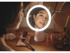 Philips Tischleuchte Mirror mit Spiegel 4,5 W 3000-5000 K 120 lm Pink