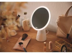 Philips Tischleuchte Mirror mit Spiegel 4,5 W 3000-5000 K 120 lm  Weiß