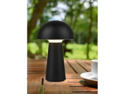 Reality LED-Tischleuchte Lennon Schwarz Ø 13,6 cm