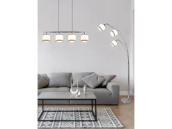 Reality Stehleuchte Davos 3-flammig Chrom