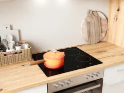 Respekta Küchenblock Hilde 310 cm mit Kücheninsel Weiß