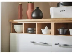 Respekta Küchenblock Hilde 310 cm mit Kücheninsel Weiß