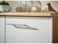 Respekta Küchenblock Hilde 310 cm mit Kücheninsel Weiß