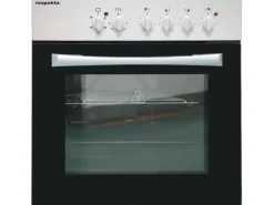 Respekta Küchenzeile 270 cm mit Glaskeramikkochfeld Weiß - Eiche Sägerau