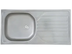 Respekta Küchenzeile Antons 280 cm Lärche Weiß Matt (DAH CH22078IXB)