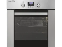 Respekta Küchenzeile GLRP270HESW Grifflos 270 cm Weiß Hochglanz-Sonoma Eiche