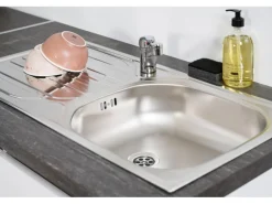 Respekta Küchenzeile GLRP270HWWM Grifflos 270 cm Weiß matt