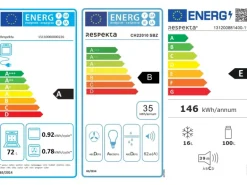 Respekta Küchenzeile GLRP320HWG Grifflos 320 cm Grau Hochglanz-Weiß