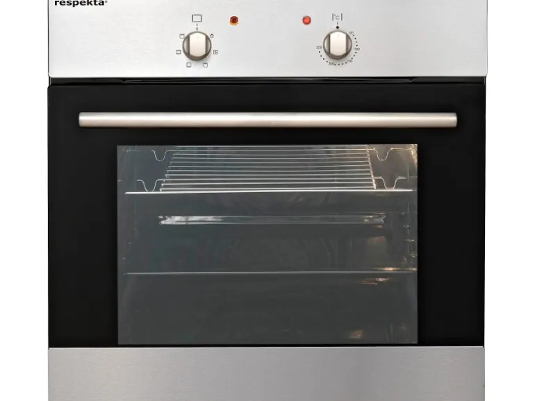 Respekta Küchenzeile KB280EYW 280 cm Weiß Seidenglanz-Eiche York Nachbildung